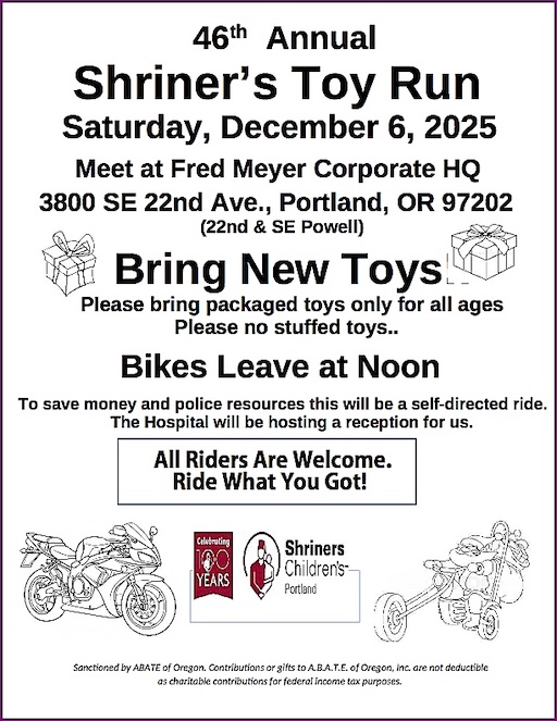 Toy Run Flyer